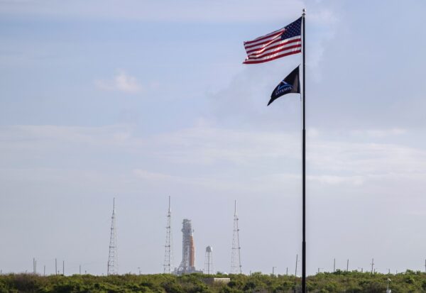 Artemis II mission launch at Kennedy Space Center