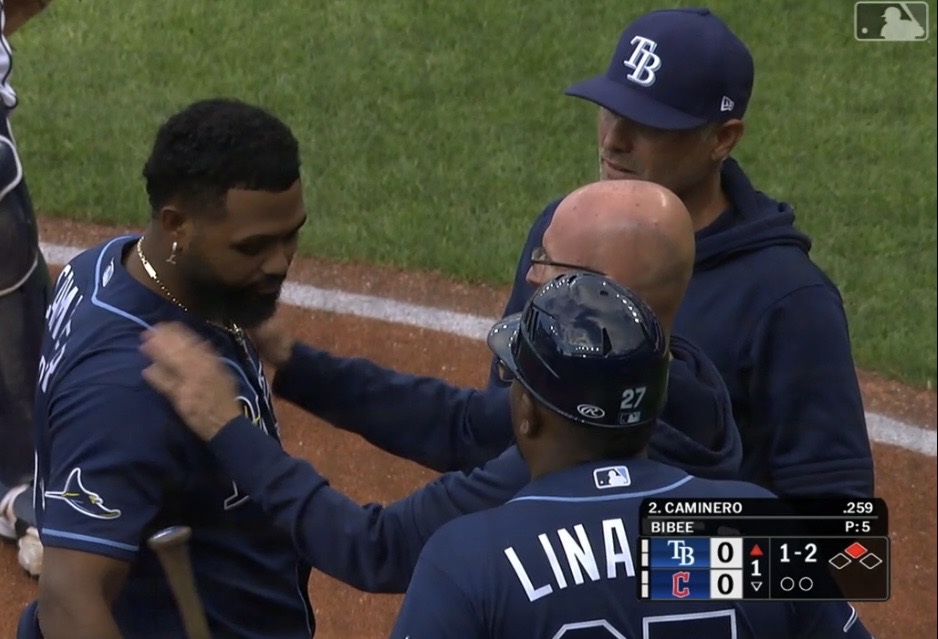 Golpe que sufrió Junior Caminero en la mandíbula no es de “gravedad”