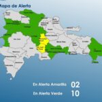 COE mantiene en alerta 11 provincias y el Distrito Nacional  por lluvias