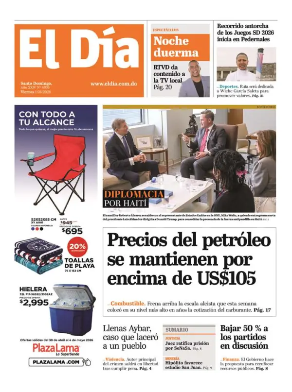 Portada impresa 01-05-2026