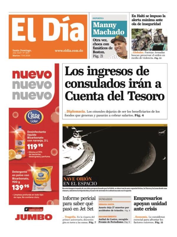 Portada impresa 07-04-2026