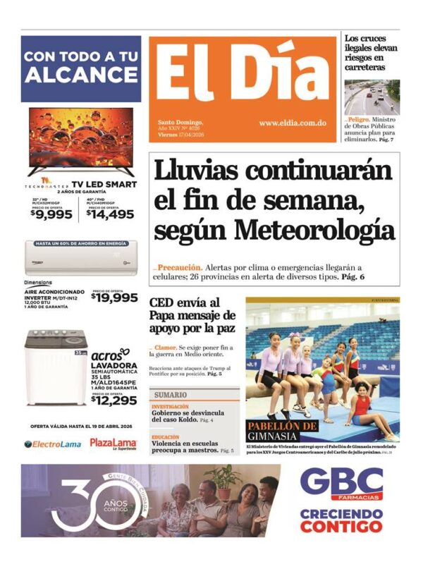 Portada impresa 17-04-2026
