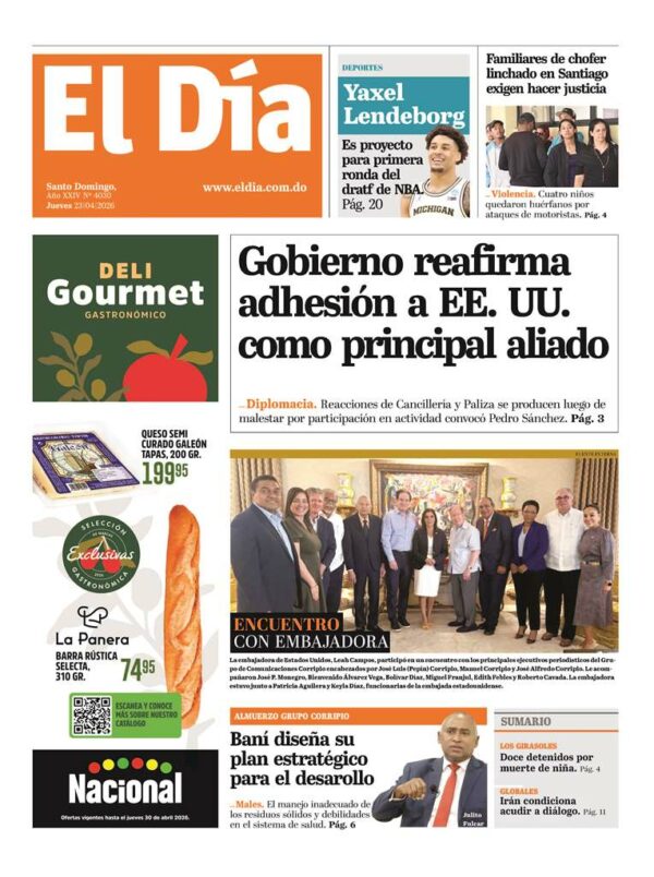 Portada impresa 23-04-2026