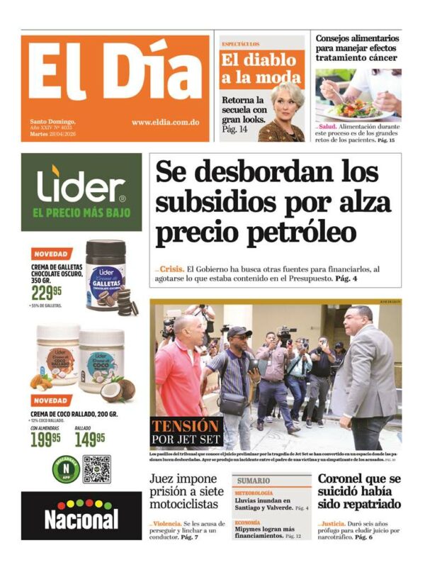 Portada impresa 28-04-2026