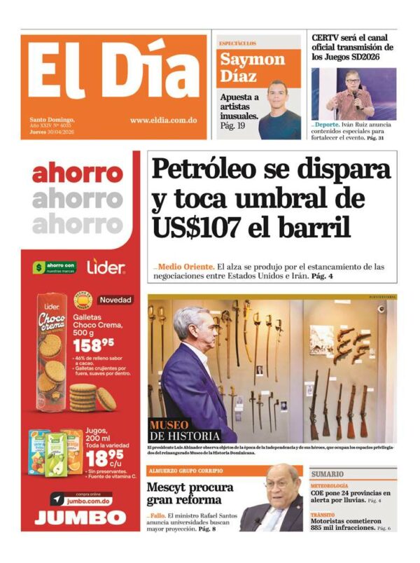 Portada impresa 30-04-2026