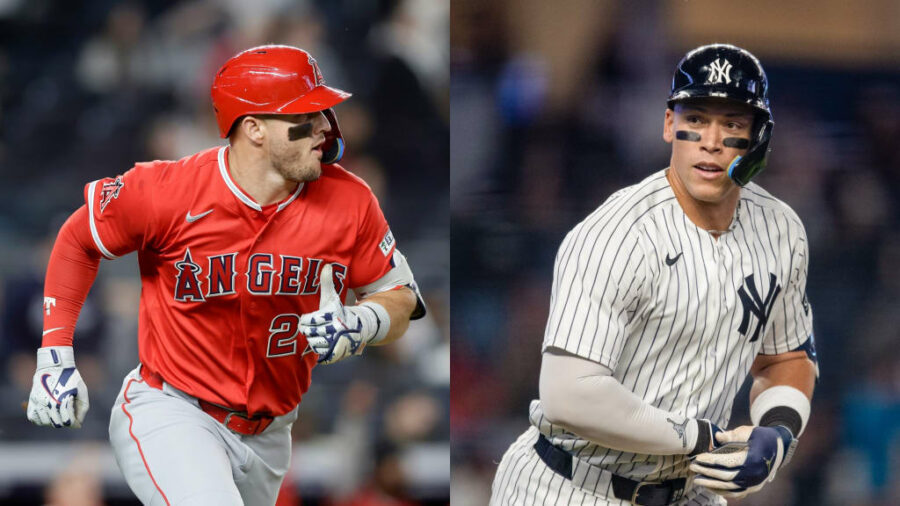 Mike Trout y Aaron Judge