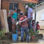 Gobierno interviene en Espaillat tras lluvias; agua alcanza niveles históricos