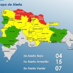Alerta roja en 4 provincias: COE advierte por lluvias y suelos saturados