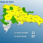 Aumentan a 20 las provincias en alerta amarilla por saturación de suelos