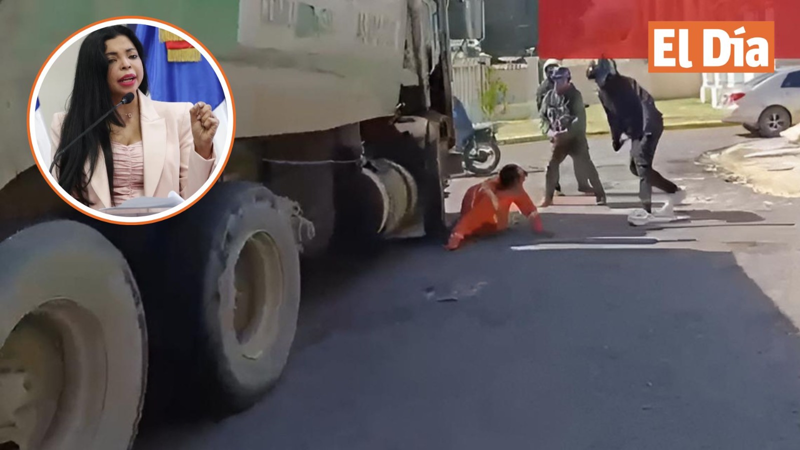 Yeni Berenice instruye presentar cargos por asesinato contra motoristas por muerte de chofer en Santiago