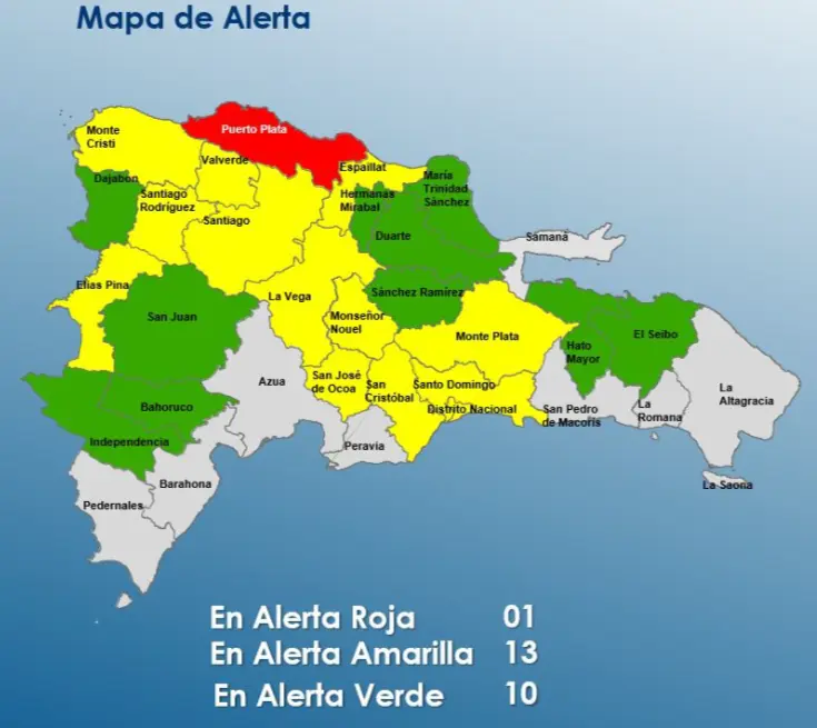 alerta roja COE