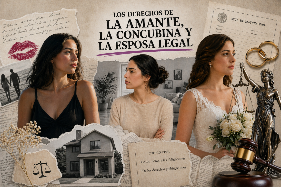Esposa, concubina y amante en RD: ¿Quién tiene derechos… y quién no?