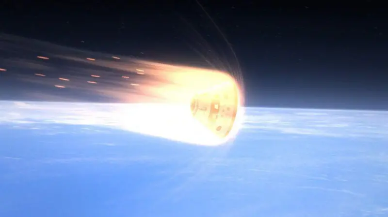 "Montados en una bola de fuego": cómo fue, paso a paso, el peligroso reingreso a la Tierra de la tripulación de Artemis II