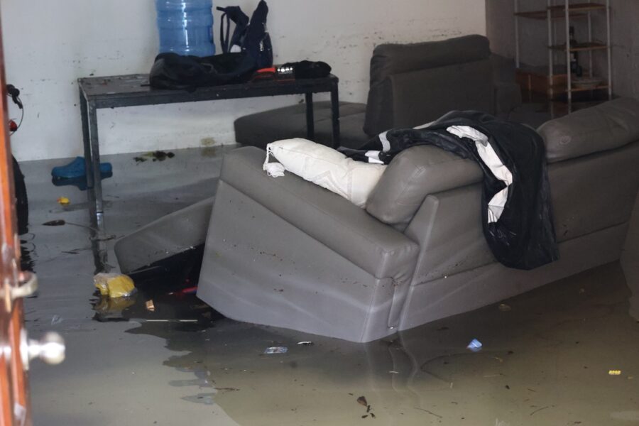 enseres inundados-inundaciones-lluvias del miércoles