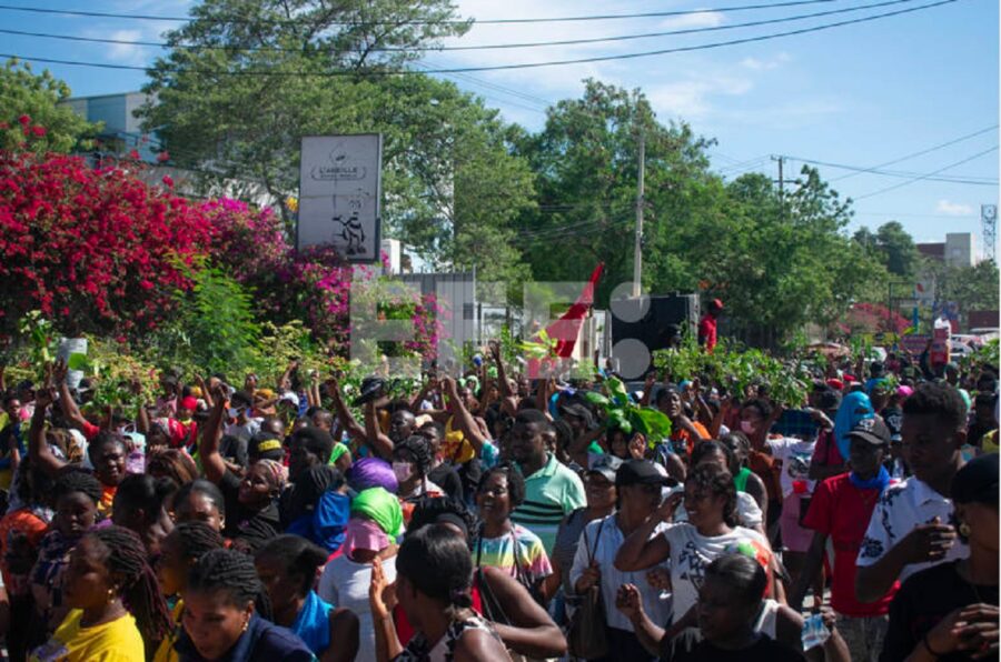 haitianos protestan