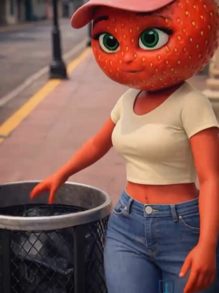 "Fruti-novelas" contra la basura: la apuesta viral de Santiago