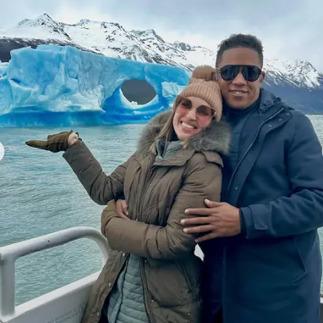 Massiel Dotel junto a su fallecido esposo Octavio Dotel