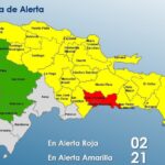 COE coloca la provincia Santo Domingo y el Distrito Nacional en alerta roja por lluvias