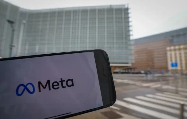 Logotipo de la empresa Meta.