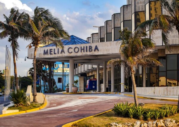 El principal hotel de la cadena Meliá en Cuba.
