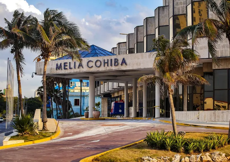 El principal hotel de la cadena Meliá en Cuba.