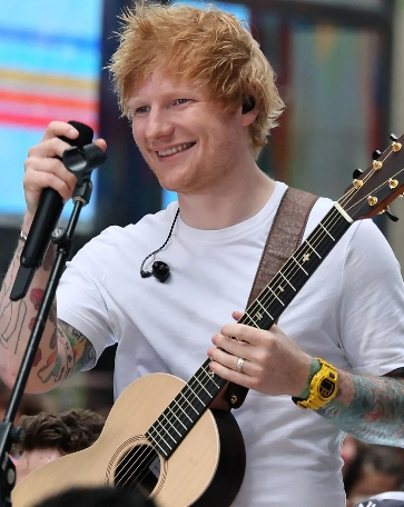La agrupación   Ed Sheeran.