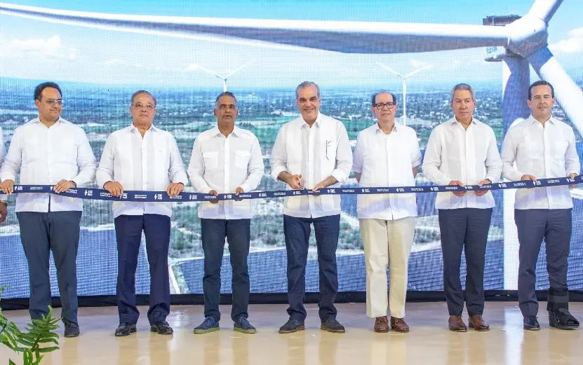 El presidente Luis Abinader encabezó la entrega del parque.