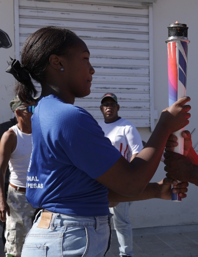 Barahona se une al recorrido de la antorcha de Juegos Centroamericanos y del Caribe