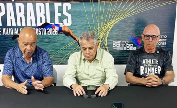Cándido Vélez, Michael Serralta y Julio Roberto Gómez,  de la Comisión Técnica de CCS.