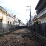 Última etapa Ciudad Colonial marcha a ritmo, pero molesta