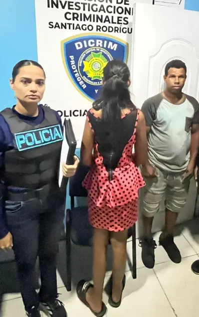 La adolescente fue presentada por la Policía.