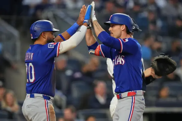 Rangers Yankees Baseball
