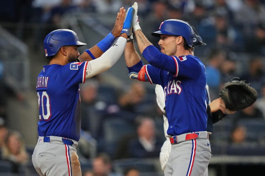 Rangers Yankees Baseball