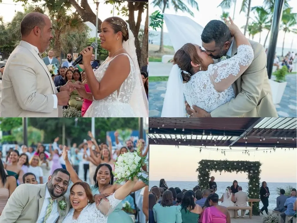 Sí, acepto… en el Malecón: bodas convierten el litoral en el nuevo escenario del amor en Santo Domingo