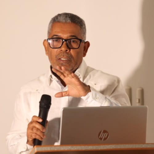 Carlos Féliz Cuello, coordinador del Programa de Prevención y Control de IAAS. José de León.