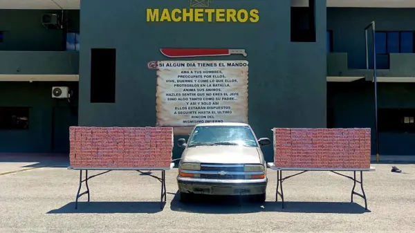 Cigarrillos decomisados en Valverde