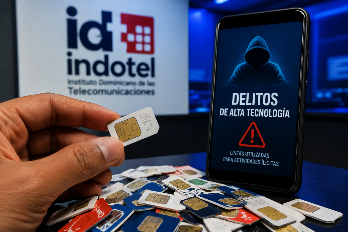 Indotel alerta que en RD se venden 400 mil tarjetas SIM por semana y muchas son usadas en delitos