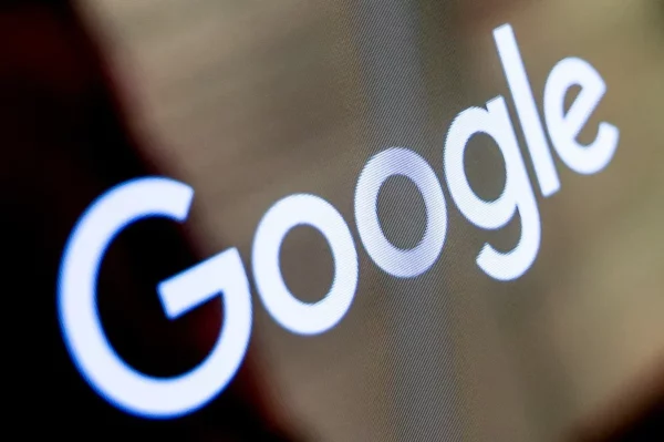 Fotografía de archivo del logo de Google.