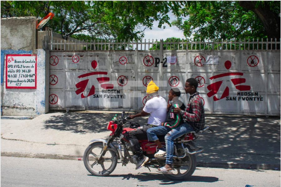 Hospital Mèdicos sin fronteras en Haití