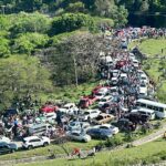 Protesta en San Juan en contra de minería es dispersada por agentes policiales