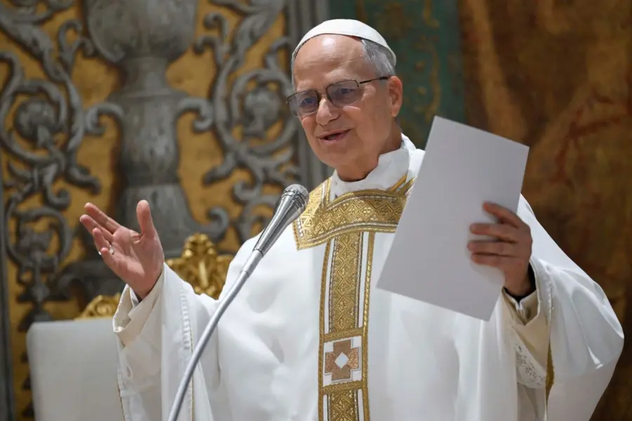 El papa León XIV.
