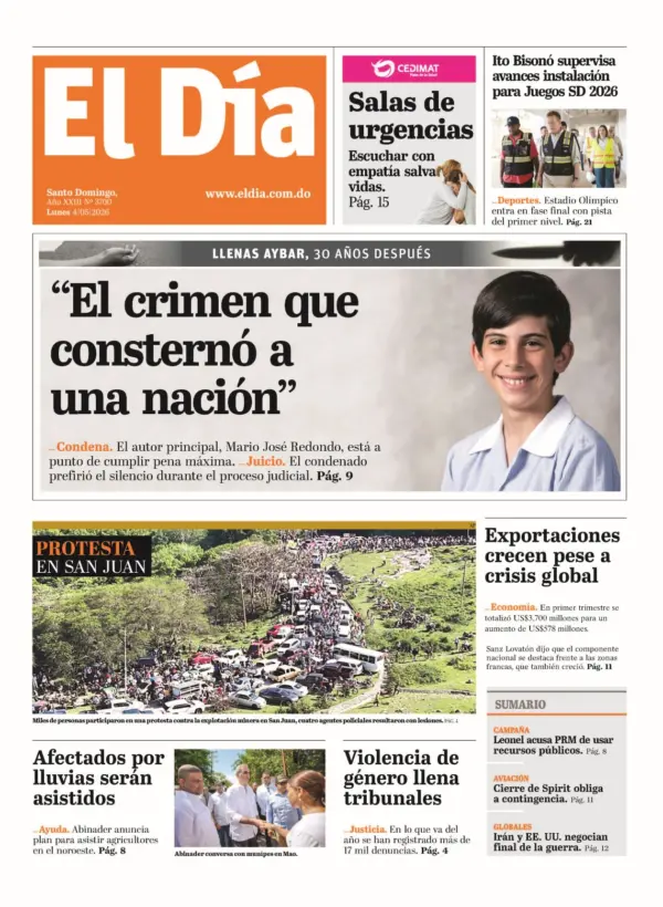 Portada impresa 04-05-2026