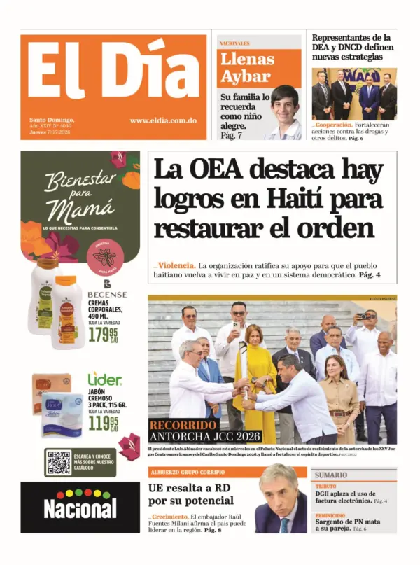 Portada impresa 07-05-2026