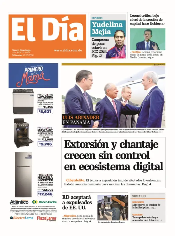 Portada impresa 13-05-2026
