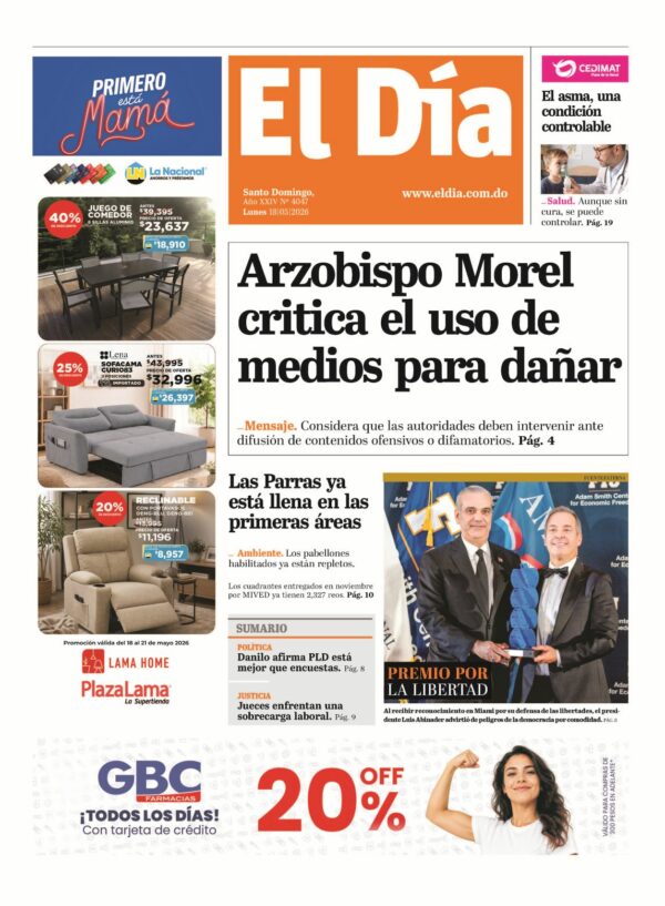 Portada impresa 18-05-2026