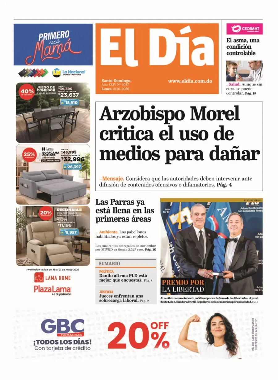 Portada impresa 18-05-2026