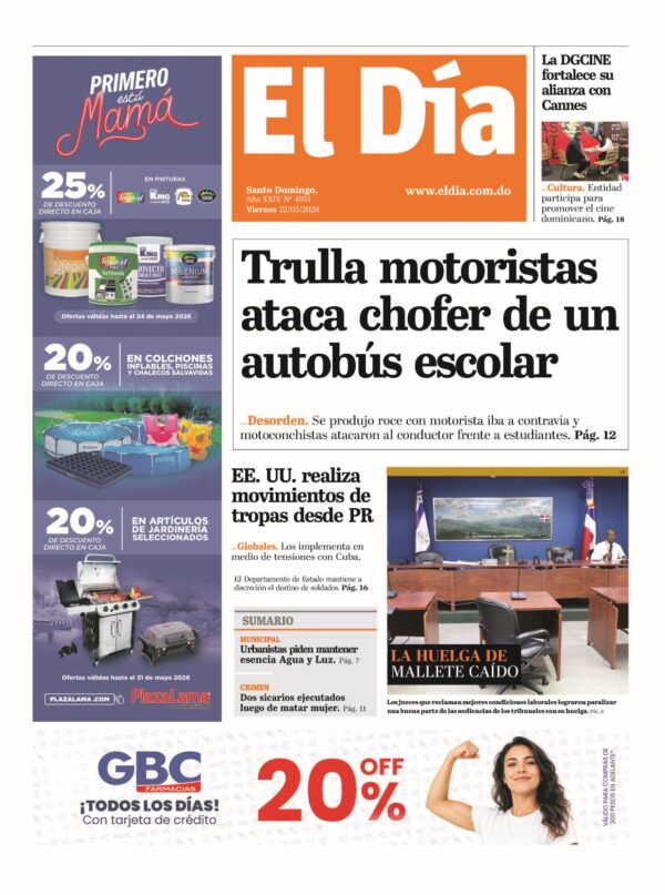 Portada impresa 22-05-2026