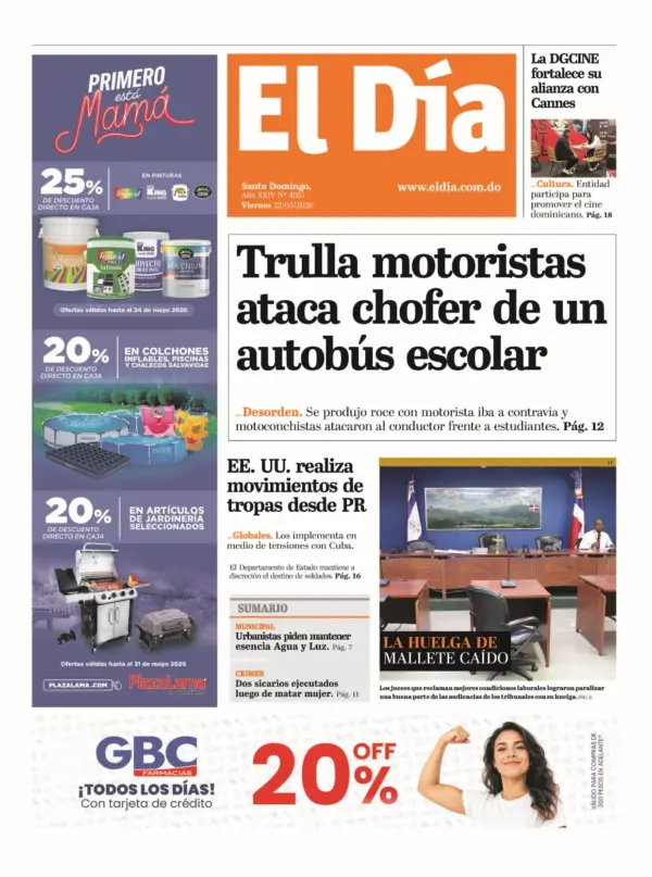 Portada impresa 22-05-2026
