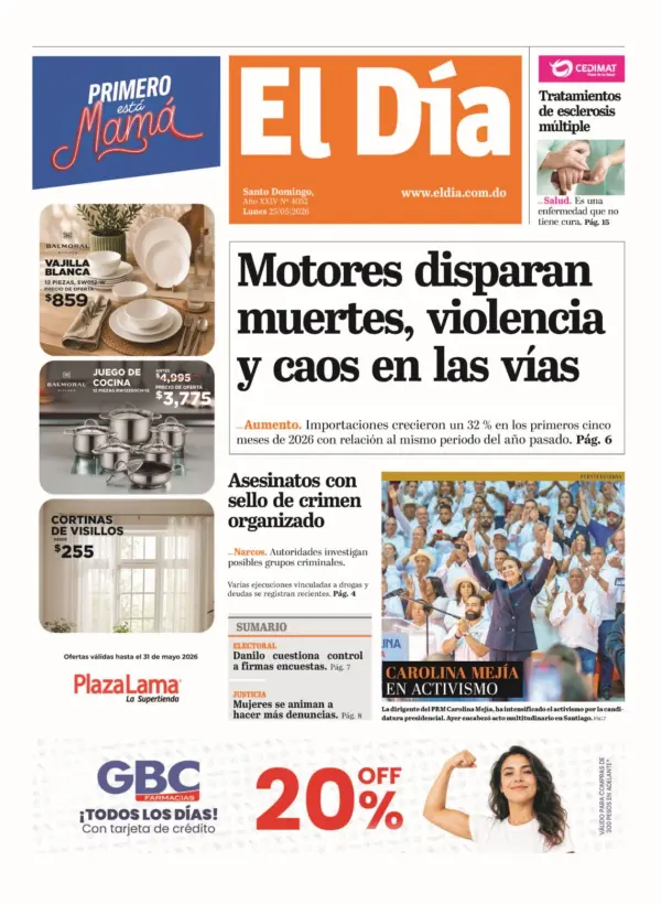 Portada impresa 25-05-2026