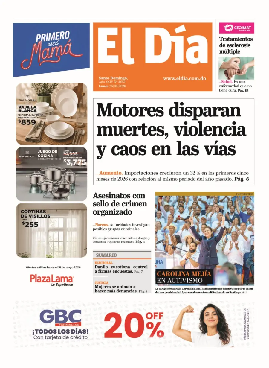 Portada impresa 25-05-2026